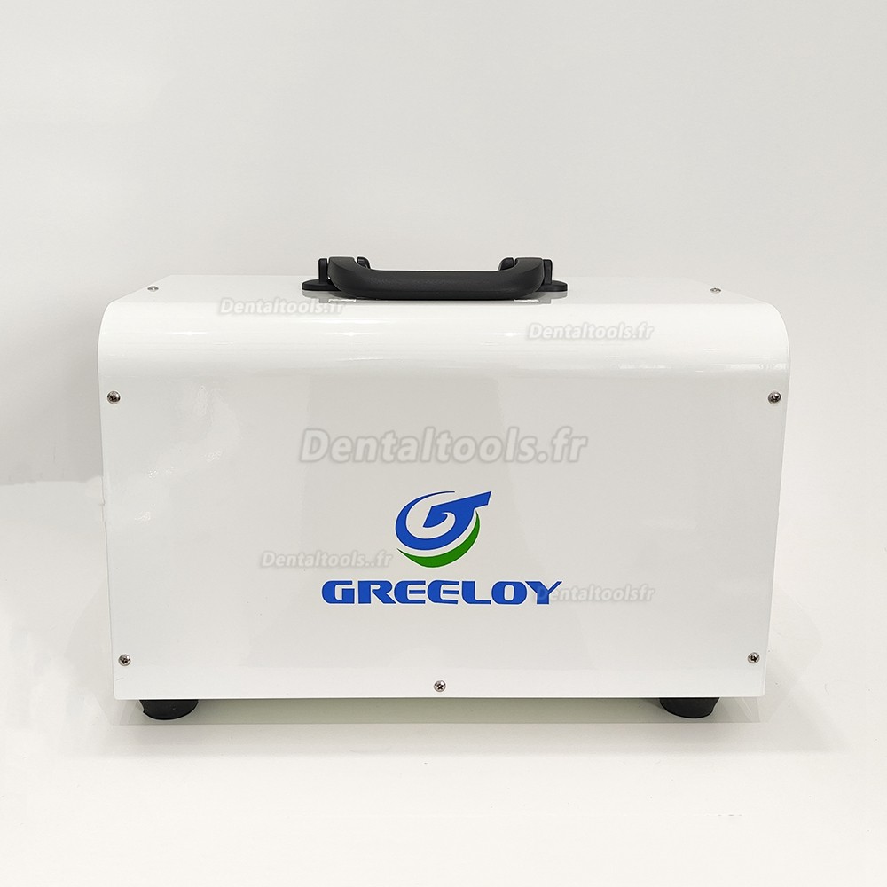 Greeloy® GU-P302A Porte-instrument dentaire mobile avec mit luftkompressor avec lampe à polymériser et Pièce à main du détartreur